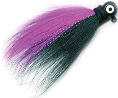 MACK'S 1/4 HAIR JIG  BLACK/CERISE