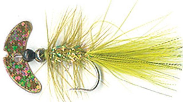 MACKS SMILE BLADE FLY GOLD SPK/OLIVE-PEA
