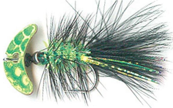 MACKS SMILE BLADE FLY CHART-SC/CHART/BLK