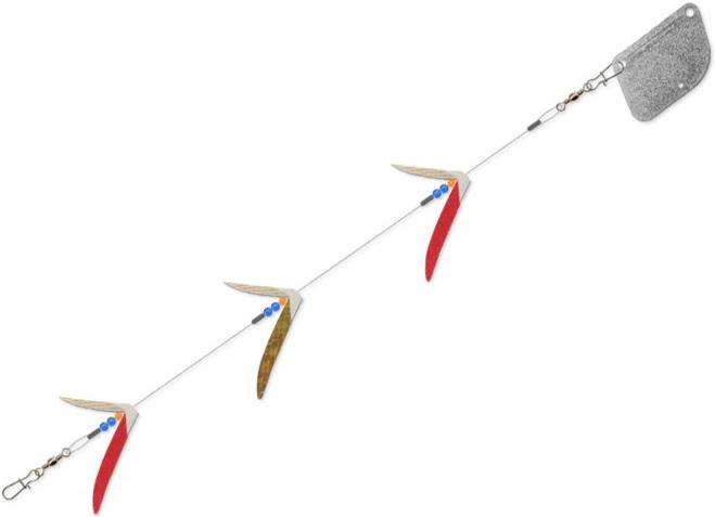 MACK'S MINI FLASH-LITE TROLL  SIL/RED