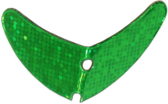MACKS 1.5'SMILE BLADES(5) GREEN SPARKLE