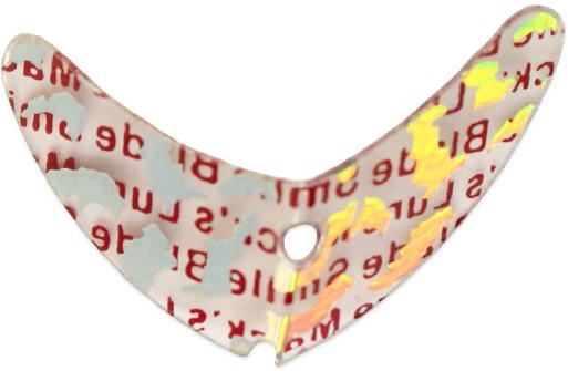 MACKS 1.1'SMILE BLADES(5) TRANS/SIL-TIGR