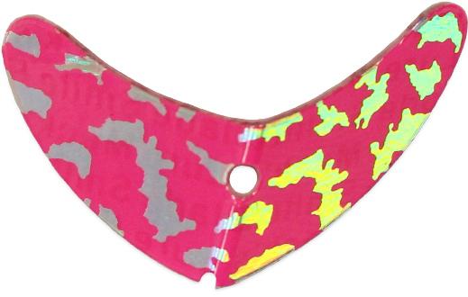 MACKS 1.1'SMILE BLADES(5) HT PNK SLV/TGR