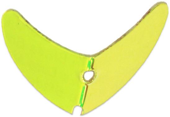 MACKS 1.1'SMILE BLADES(5) UV LEMON LIME