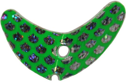 MACKS 1.5'SMILE BLADES(5) UV GREEN