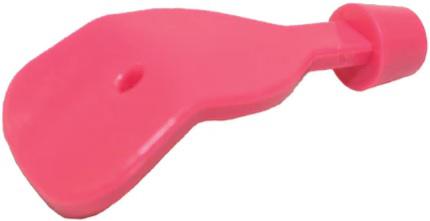 MACKS WIGGLE HOOCHIE BILL 1.5' HT PNK UV