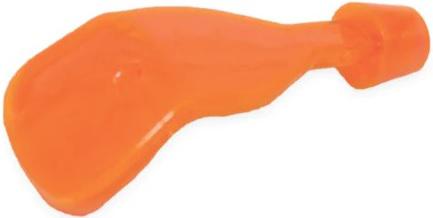 MACKS WIGGLE HOOCHIE BILL 2.25' ORG UV