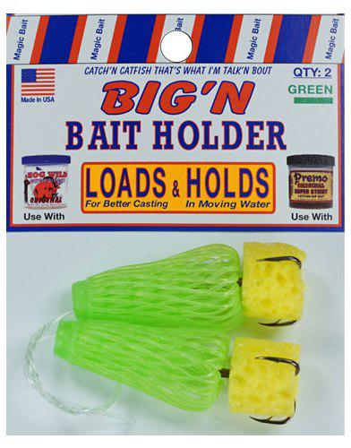 MAGIC SZ 2 BIG'N BAIT HOLDER (2)  GREEN