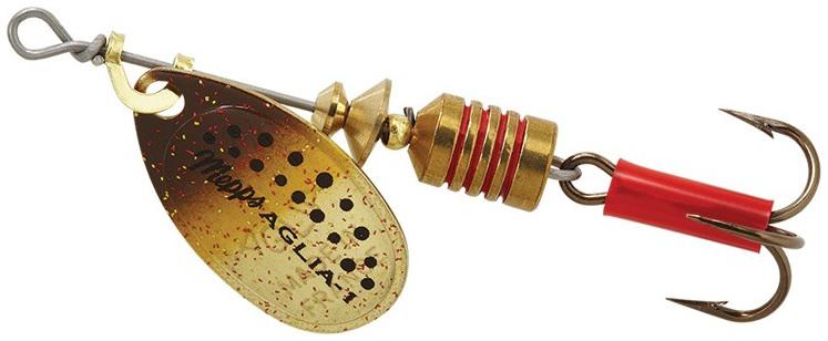 MEPPS 1/8 AGLIA SPINNER  BROWN TROUT