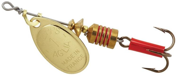 MEPPS 1/8 AGLIA SPINNER  GOLD