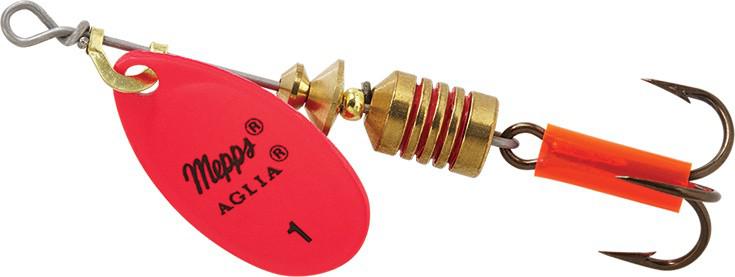 MEPPS 1/8 AGLIA SPINNER  HOT PINK