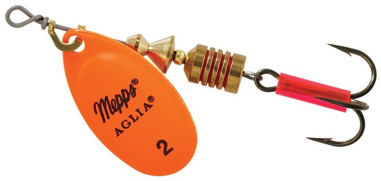 MEPPS 1/6 AGLIA SPINNER  HOT-ORANGE