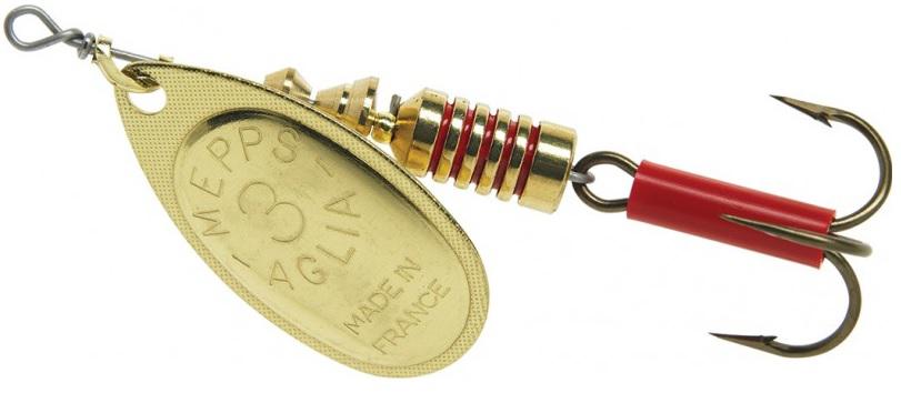 MEPPS 1/4 AGLIA SPINNER  GOLD