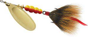 MEPPS 1/2 SPINNER  GOLD/BRN-SQUIRRELTAIL