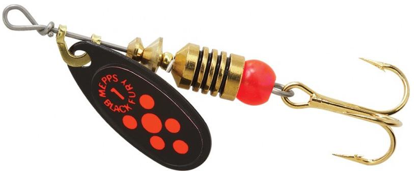 MEPPS 1/8 BLACKFURY  FL.RED/DOT