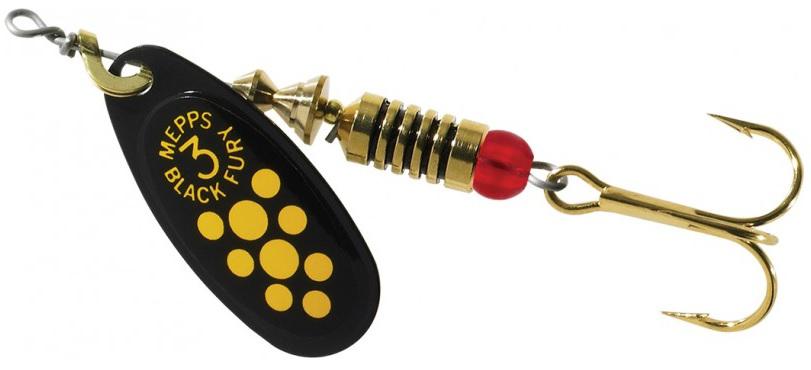 MEPPS 1/4 BLACKFURY  YELLOW/DOT