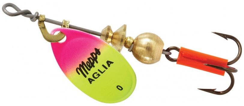MEPPS 1/12 AGLIA SPINNER  HOT-PINK/CHAR
