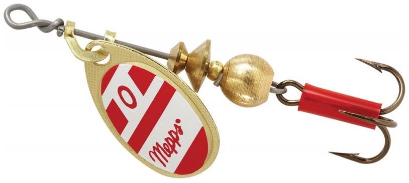 MEPPS 1/12 AGLIA SPINNER  RED/WHT-GOLD