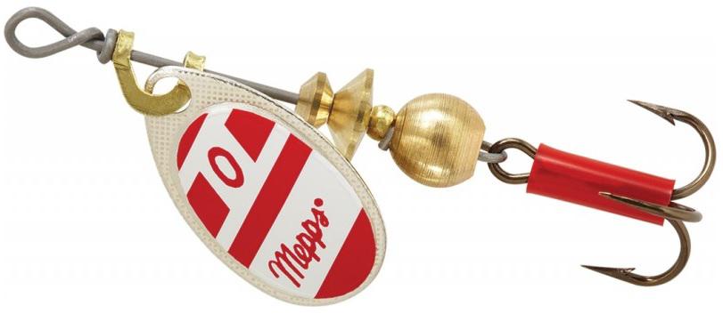 MEPPS 1/12 AGLIA SPINNER  RED/WHT-SILVER