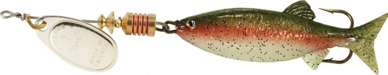 MEPPS 1/6 COMET MINO  SIL RAINBOW TROUT