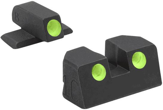 MEPROLIGHT FIXED NIGHT SIGHTS (SET) SPRINGFIELD XD 45 ACP (GREEN-F/GREEN-R)
