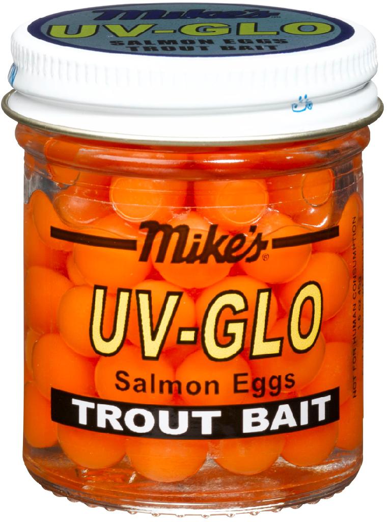 MIKE'S UV GLO SALMON EGGS  ORANGE