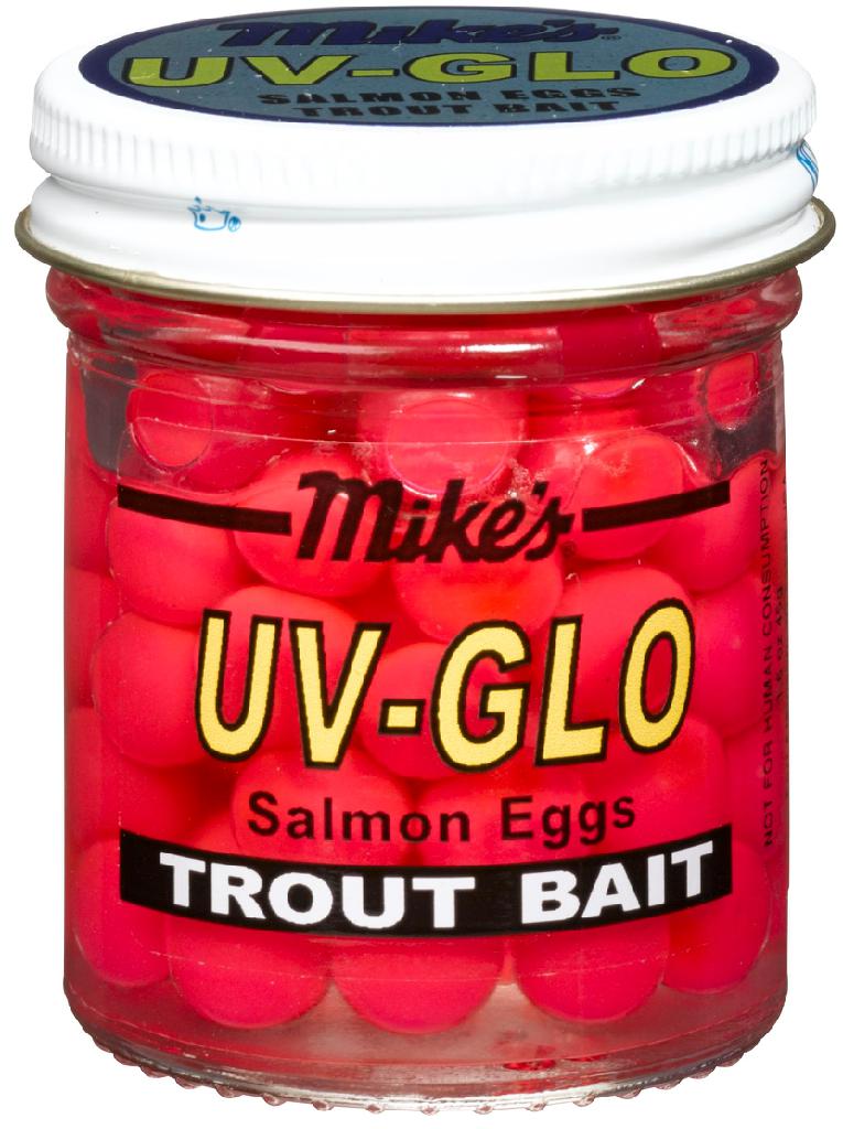 MIKE'S UV GLO SALMON EGGS  CERISE - MIKE'S