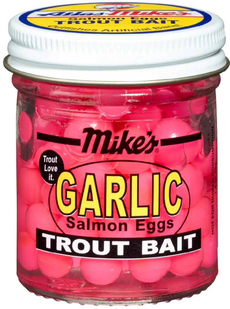 MIKE'S GARLIC SALMON EGGS  FL.PINK