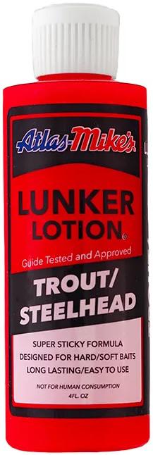 MIKE'S 4oz LUNKER LOTION SCENT  TROUT/SH - Gunarama