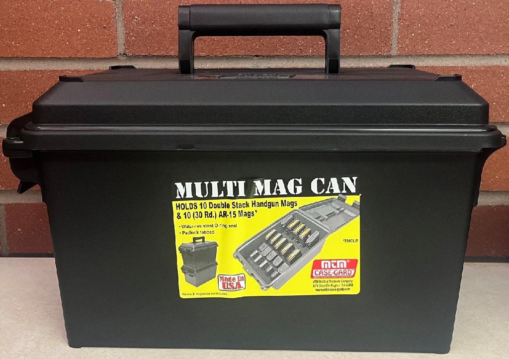 MTM TMCLE Tactical Mag Can Multi for 223/5.56 and 9mm to 45 ACP Storage, US