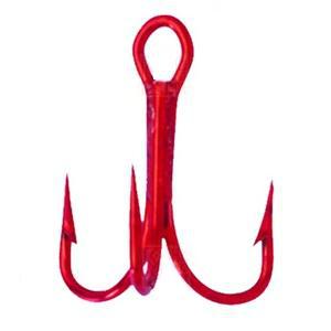 MUSTAD RED TREBLE HOOKS 5PK SZ.12