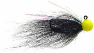 MUSTAD ADDICTED TAILOUT TWITCHER 1/2oz UV CHART-SENYO MIDNIGHT-MYSTIC BLACK