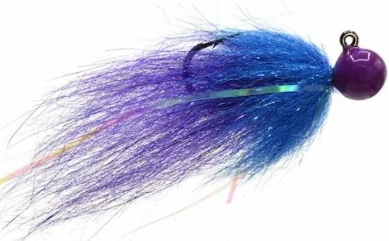 MUSTAD ADDICTED TAILOUT TWITCHER 3/4oz PURPLE-ANADRO BLUE-MYSTIC PURPLE
