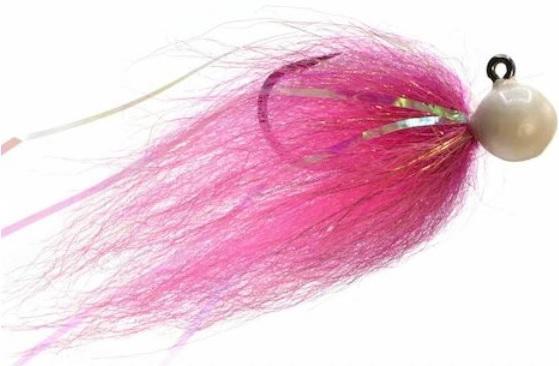 MUSTAD ADDICTED TAILOUT TWITCHER 3/4oz PEARL-SENYO COPPER CANDY-BRILLIANT PINK