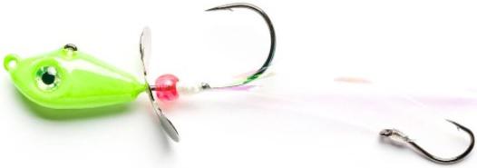 MUST ADDICTED WALLEYE DEATH SPINNER 1/2 LIMETREUSE