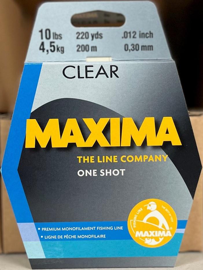 MAXIMA 10LB ONE-SHOT SPOOL  CLEAR