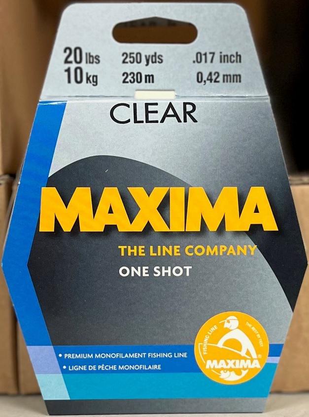 MAXIMA 20LB ONE-SHOT SPOOL  CLEAR