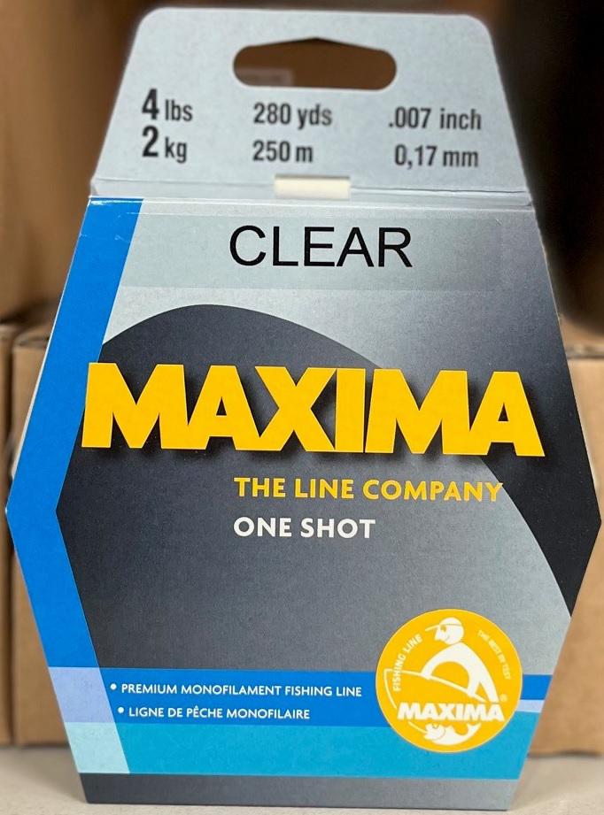 MAXIMA 4LB ONE-SHOT SPOOL  CLEAR