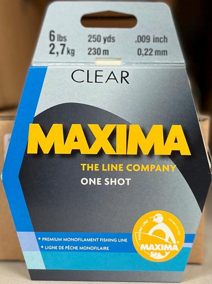 MAXIMA 6LB ONE-SHOT SPOOL  CLEAR