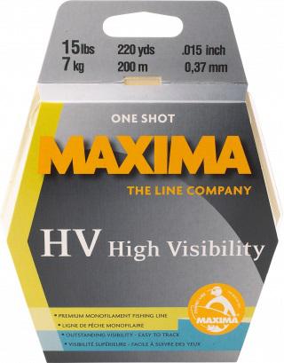 MAXIMA 15LB ONE-SHOT SPOOL HI-VIS YELLOW