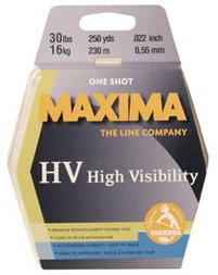MAXIMA 30LB ONE-SHOT SPOOL HI-VIS YELLOW