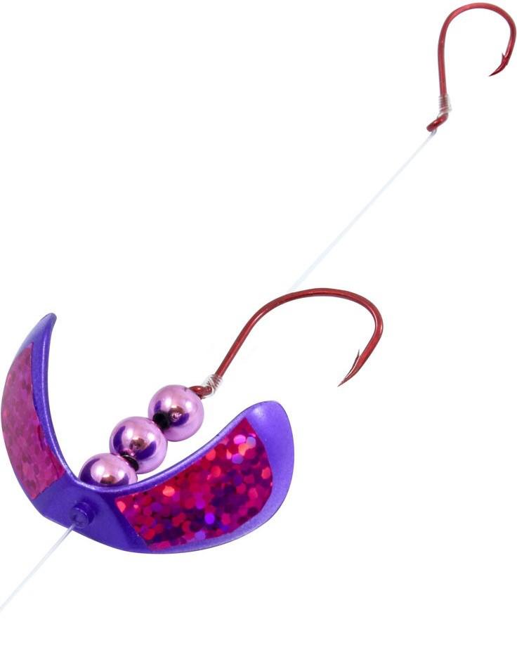 N.LAND BUTTERFLY BLADE HARNESS #1 CISCO PURPLE W/60' SNELL