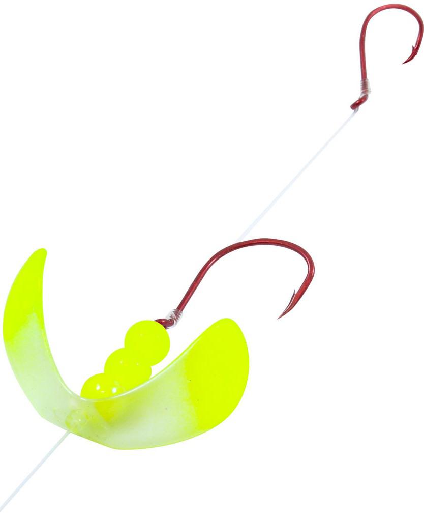 N.LAND BUTTERFLY BLADE HARNESS #1 CLEAR TIP CHART W/60' SNELL