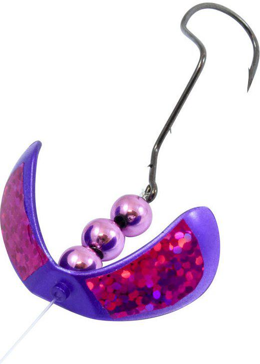 N.LAND BUTTERFLY BLADE SUPER DEATH #2 CISCO PURPLE W/60' SNELL