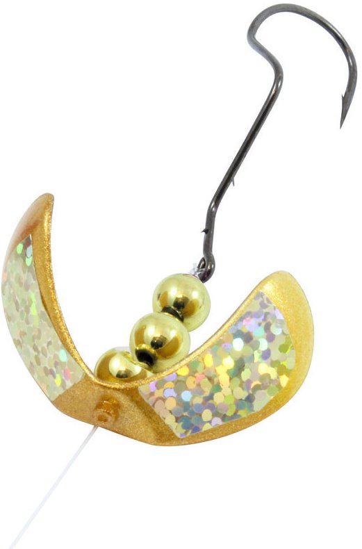 N.LAND BUTTERFLY BLADE SUPER DEATH #2 GOLD SHINER W/60' SNELL