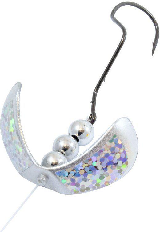 N.LAND BUTTERFLY BLADE SUPER DEATH #2 SILVER SHINER W/60' SNELL