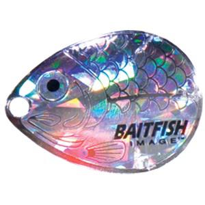 N.LAND BAITFISH-IMAGE COLORADO BLADES #3 SILVER SHINER (3)
