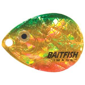 N.LAND BAITFISH-IMAGE COLORADO BLADES #3 GOLD PERCH (3)