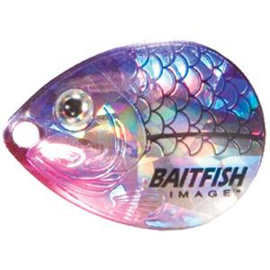 N.LAND BAITFISH-IMAGE COLORADO BLADES #3 CISCO PURPLE PINK/PURPLE/WHITE (3)