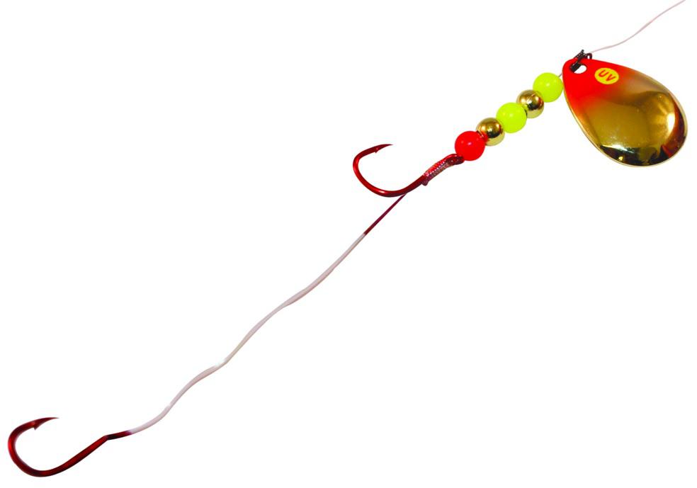 N.LAND PRO CRAWLER HARNESS #3 UV BLADE GOLD CHRISTMAS GOLD/RED